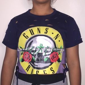 Guns N Rose crop top